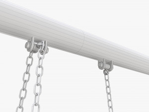 Outdoor Tire Swing 02 3D Model
