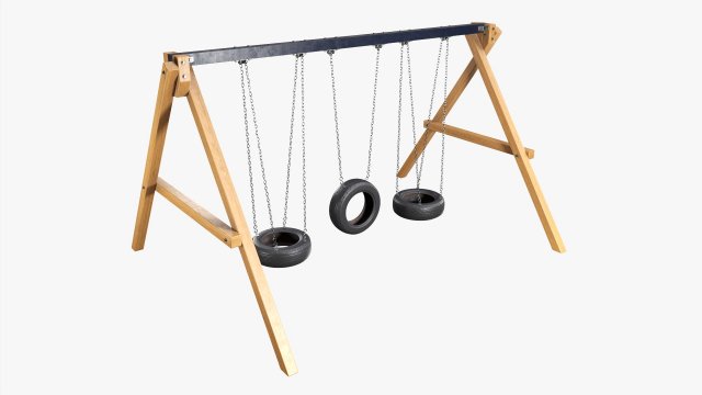 Outdoor Tire Swing 03 Modelo 3D .c4d .max .obj .3ds .fbx .stl .blend 
