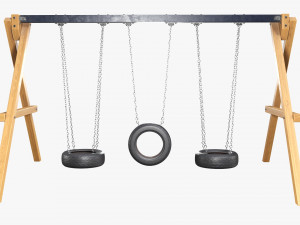 Outdoor Tire Swing 03 Modelo 3D