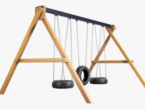 Outdoor Tire Swing 03 Modelo 3D