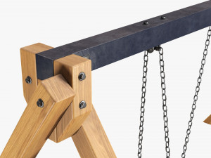 Outdoor Tire Swing 03 Modelo 3D