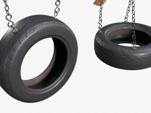 Outdoor Tire Swing 03 Modelo 3D