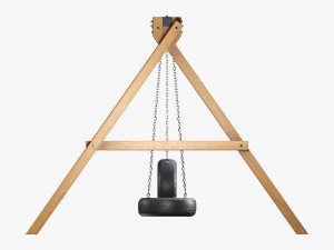 Outdoor Tire Swing 03 Modelo 3D