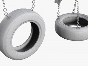 Outdoor Tire Swing 03 Modelo 3D