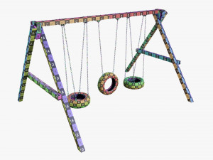 Outdoor Tire Swing 03 Modelo 3D