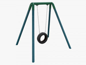 Outdoor Tire Swing 04 Modelo 3D