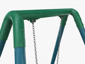 Outdoor Tire Swing 04 3D Model