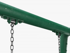 Outdoor Tire Swing 04 3D Model