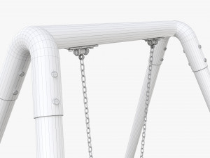 Outdoor Tire Swing 04 3D Model