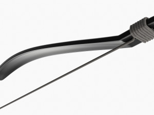 Plastic Bow With Arrow 3D Model