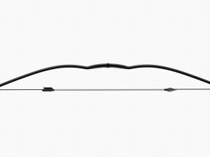 Arco Di Plastica Con La Freccia Modello 3D