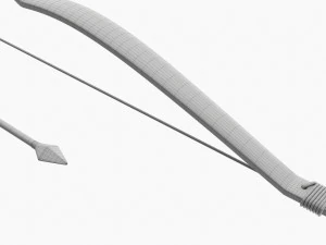 Arco Di Plastica Con La Freccia Modello 3D