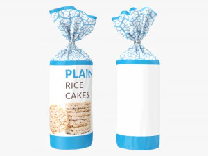 Rice Cakes Packaging 3D Model