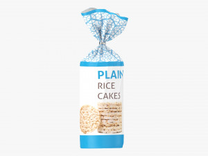 Rice Cakes Packaging 3D 模型