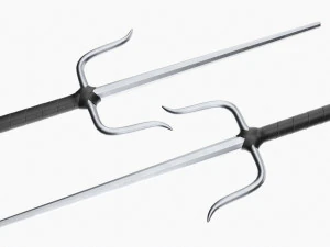 Sai Octogonal Metal 3D Model