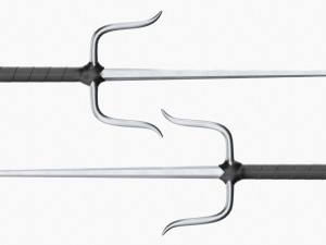 Sai Octogonal Metal Modèle 3D