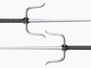 Sai Octogonal Metal 3D Model