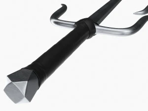 Sai Octogonal Metal 3D Model