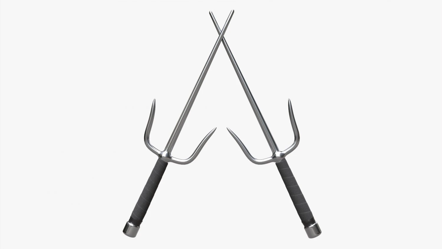 Sai Round Steel 3D Model .c4d .max .obj .3ds .fbx .stl .blend 
