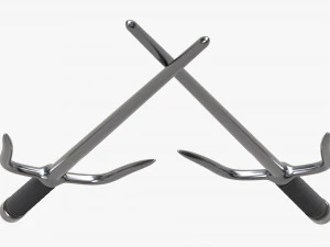 Sai Round Steel 3D Model