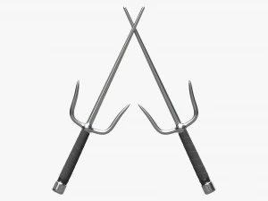 Sai Round Steel 3D Model