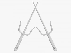 Sai Round Steel 3D Model
