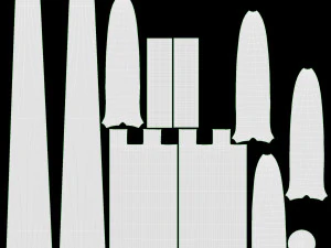 Sai Round Steel 3D Model