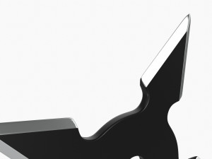 Shuriken Throwing Ninja Knife 01 3D Model