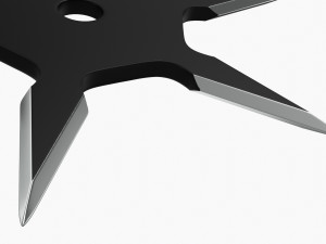 Shuriken Throwing Ninja Knife 07 3D Модель
