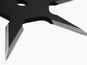 Coltello Ninja da lancio Shuriken 07 Modello 3D