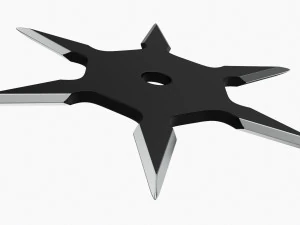 Coltello Ninja da lancio Shuriken 07 Modello 3D