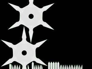 Shuriken Throwing Ninja Knife 07 3D Модель