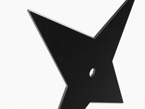 Shuriken Throwing Ninja Knife 09 3D Модель
