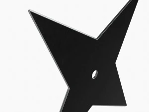 Shuriken Throwing Ninja Knife 09 3D Model