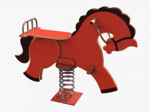 Spring Rocking Horse 3D 模型