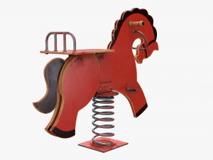 Spring Rocking Horse 3D 模型