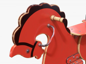 Spring Rocking Horse 3D 模型
