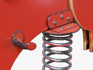 Spring Rocking Horse 3D 模型