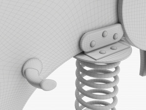 Spring Rocking Horse 3D 模型