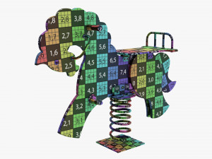Spring Rocking Horse 3D 模型