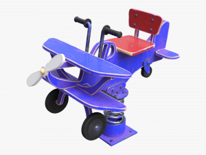 Spring Rocking Plane Modelo 3D