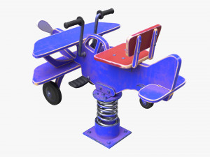 Spring Rocking Plane 3D-Modell