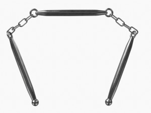 Staff Three Sectional Short Metal Modello 3D