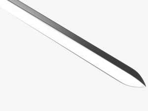 Templar Sword Metal Modello 3D