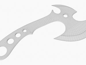 कुल्हाड़ी फेंकना 3D मॉडल