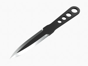 Throwing Knife 01 3D Model