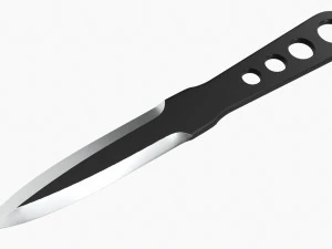 Coltello da lancio 01 Modello 3D