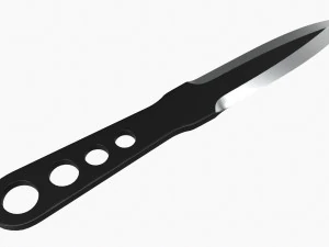 Coltello da lancio 01 Modello 3D
