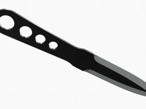 Coltello da lancio 01 Modello 3D