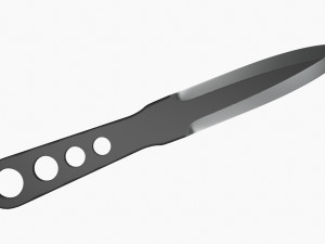 Throwing Knife 01 Modèle 3D